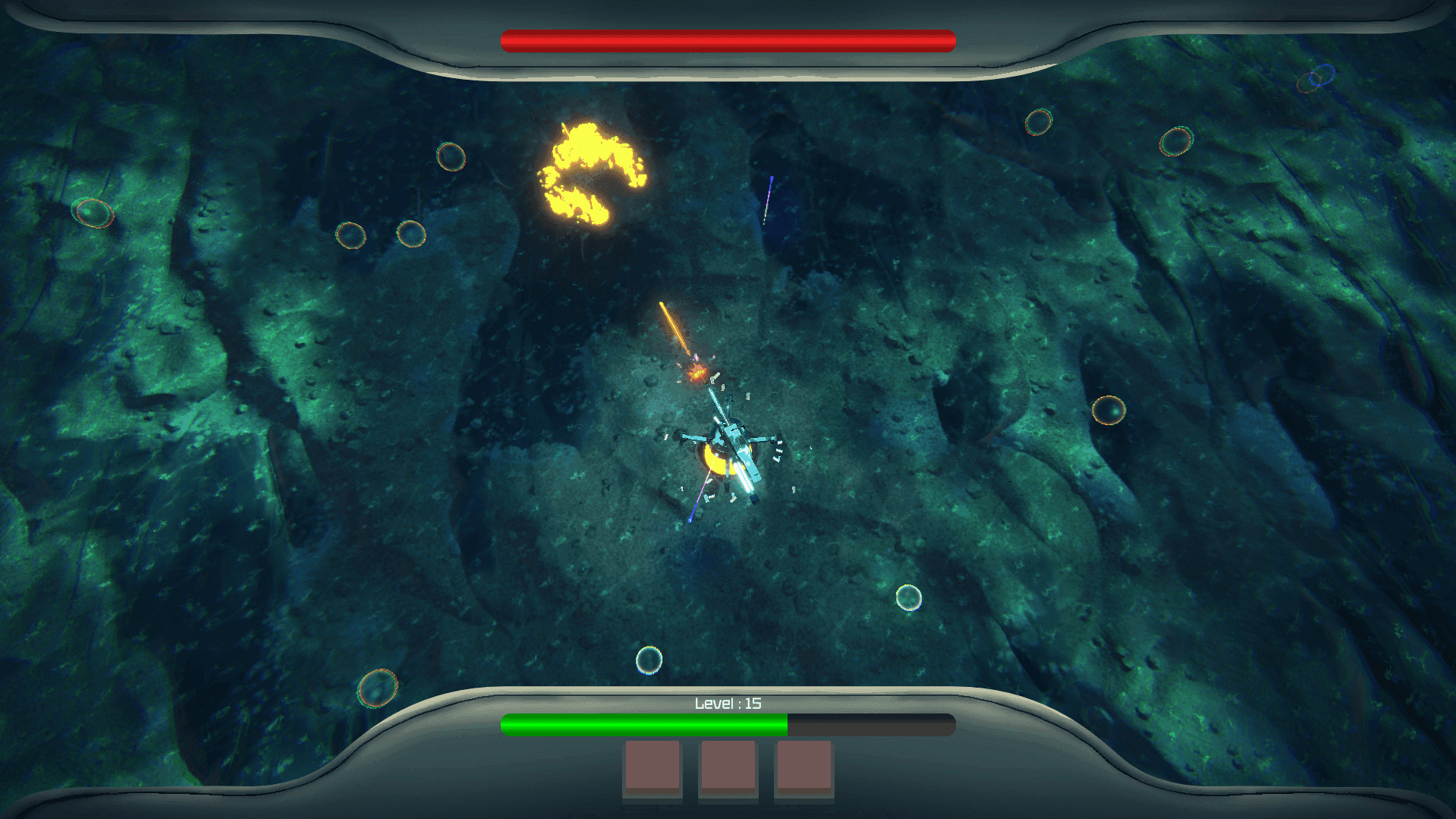 Bubble Tea Shooter gameplay created for Global Game Jam 2025