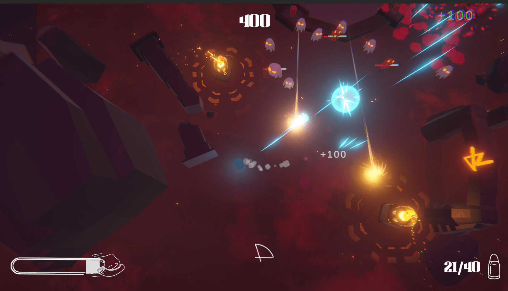 HellKiller gameplay created for Ludum Dare 55
